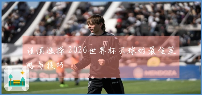 谨慎选择 2026世界杯买球的最佳策略与技巧